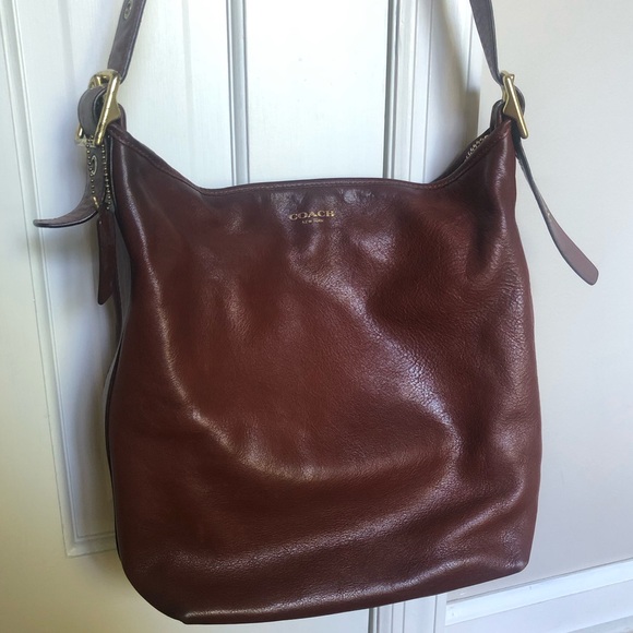 Coach Legacy Duffle Hobo Bag in Brown Leather D1293 - Picture 13 of 13